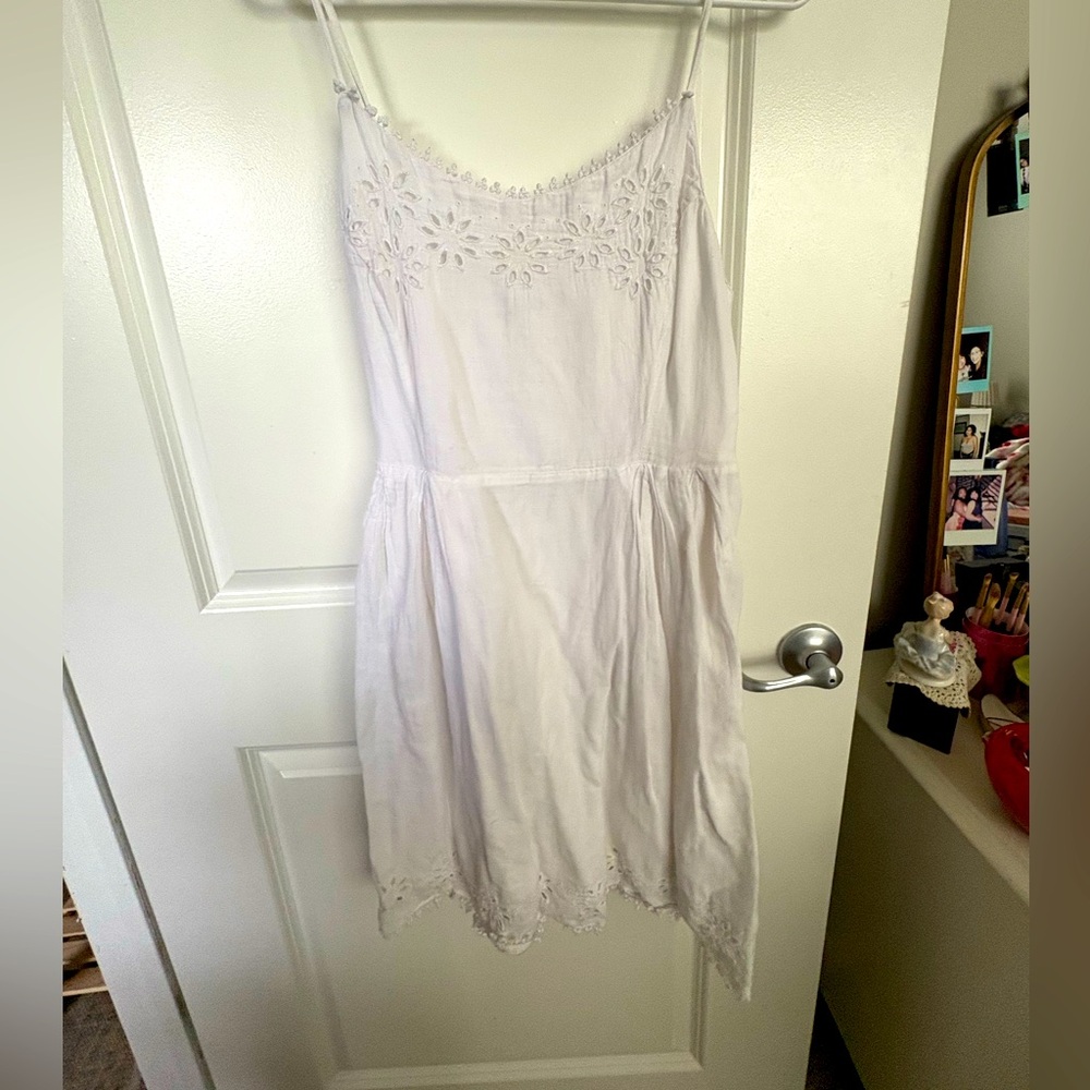 Old Navy White Embroidered Top